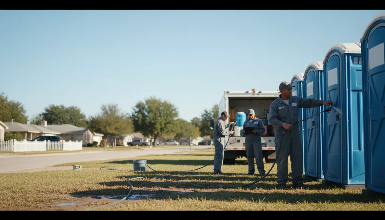 Long-Term Portable Toilet Rental in Glen Rose, TX near me